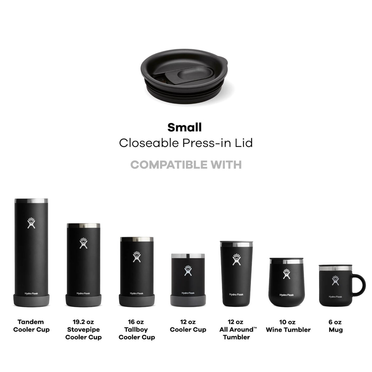 Hydro Flask Small Closeable Press-In Lid