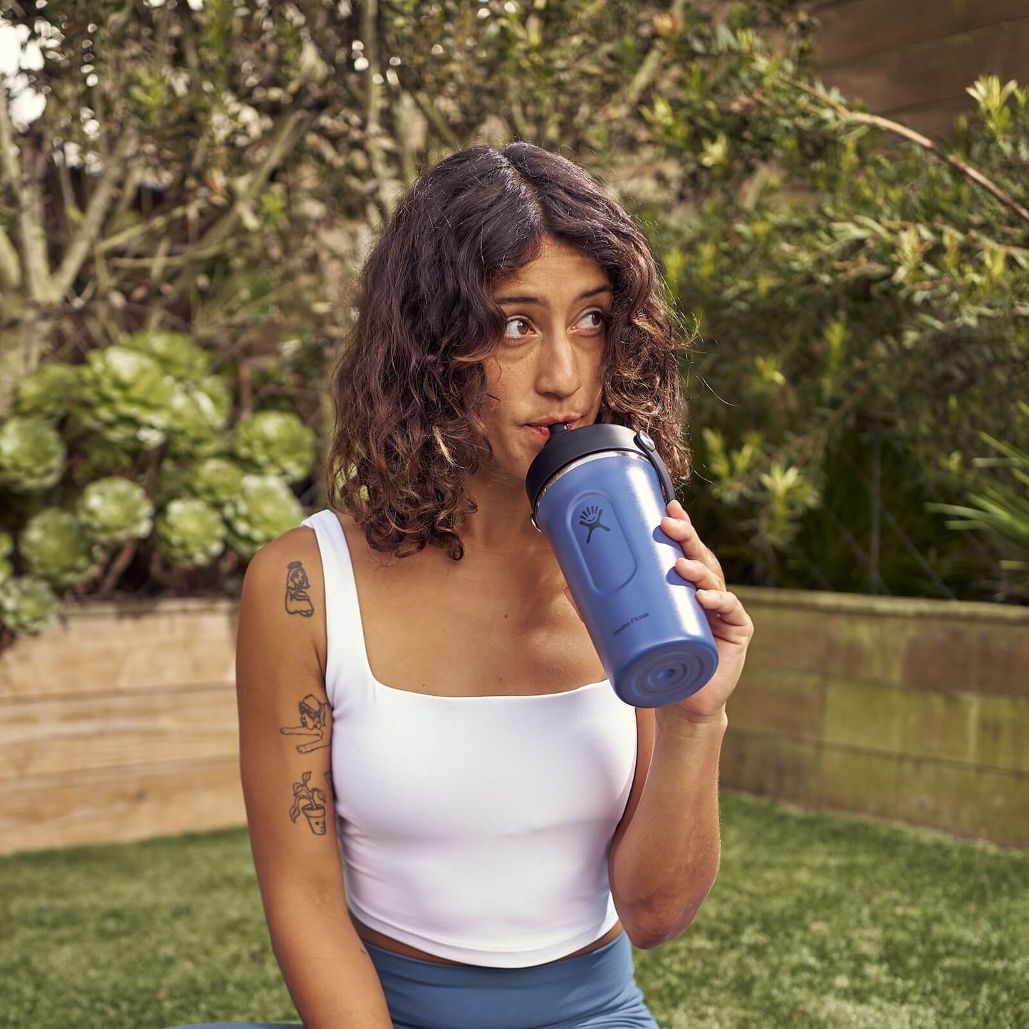 Hydro Flask Shaker Bottle and Straw Bundle