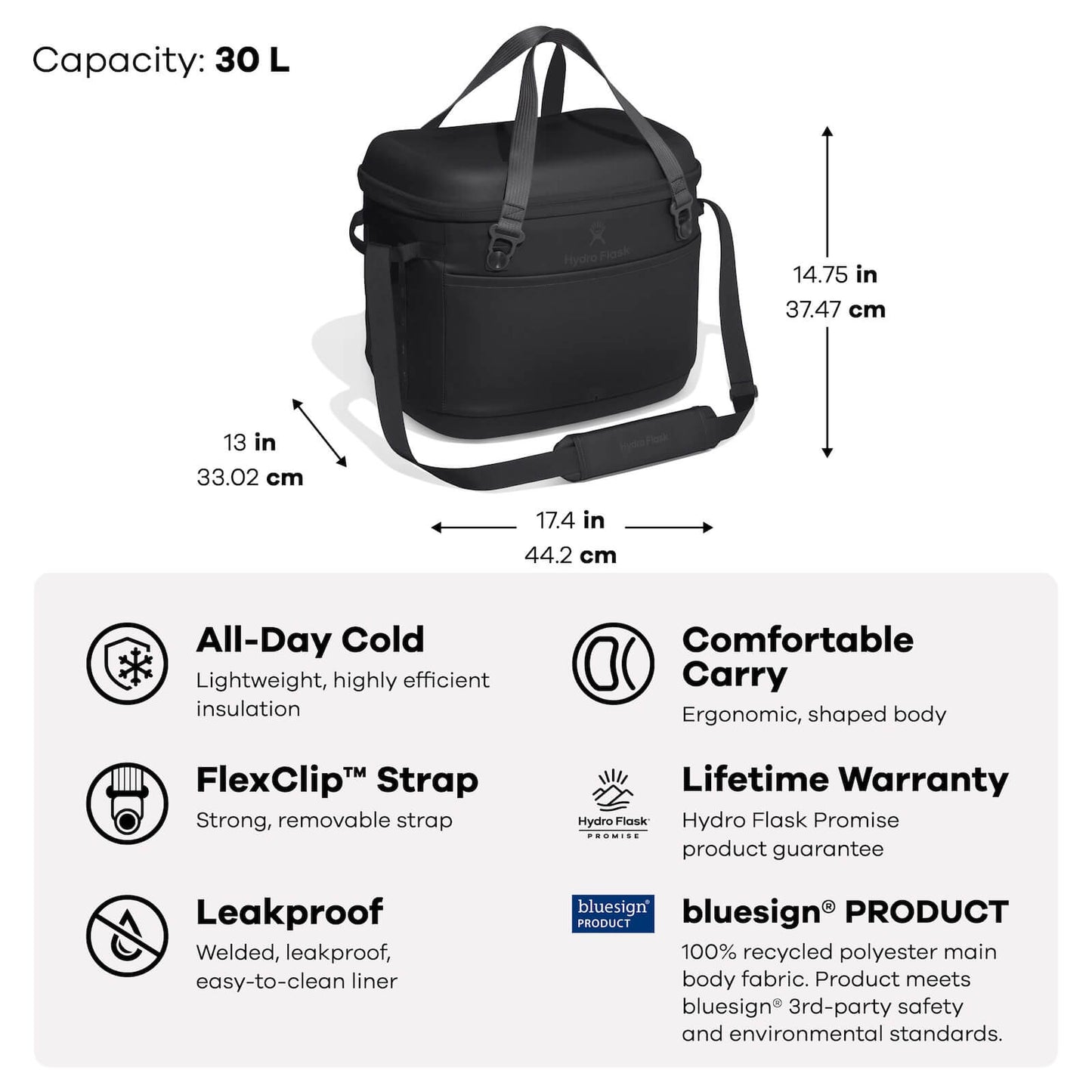 Hydro Flask Carryout™ Soft Cooler 30 L