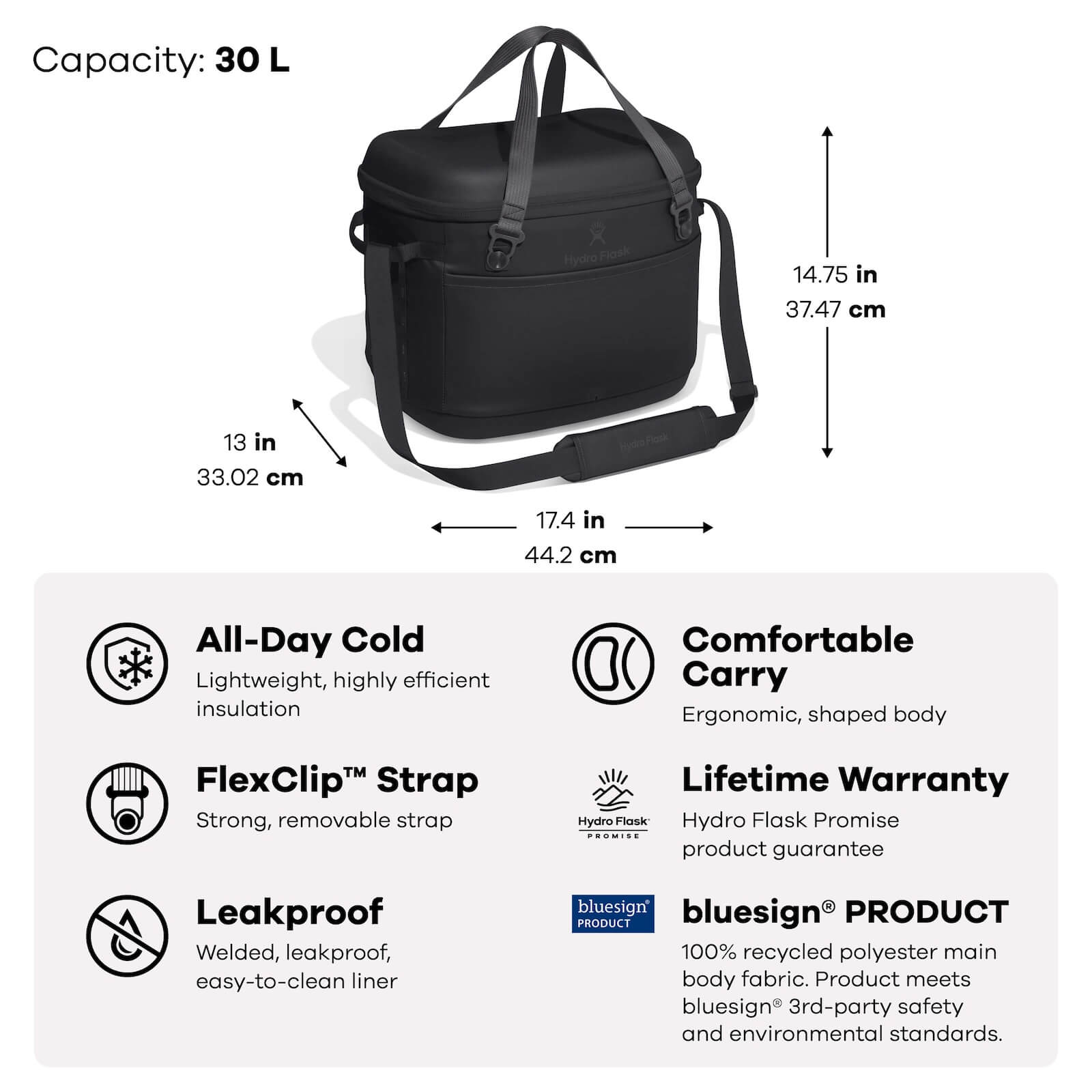 Hydro Flask Carryout™ Soft Cooler 30 L