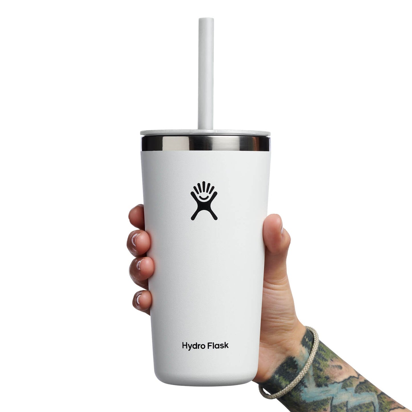 Hydro Flask 20 oz All Around™ Tumbler with Straw Lid - White