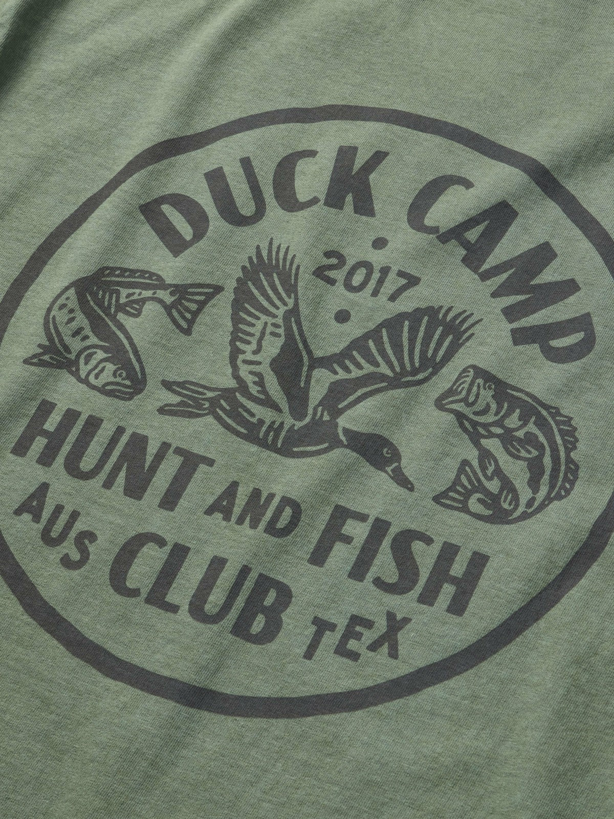 Duck Camp Hunt and Fish Club Tee - Willow