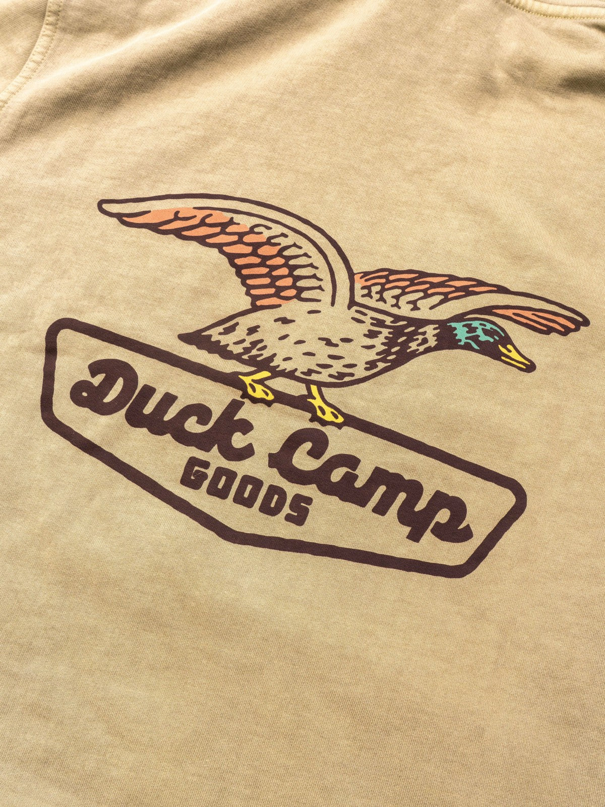 Duck Camp DC Shop Sweatshirt - Vintage Khaki
