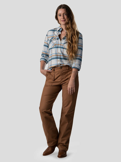 Duck Camp W's Trailhead Twill - Clear Skies Plaid
