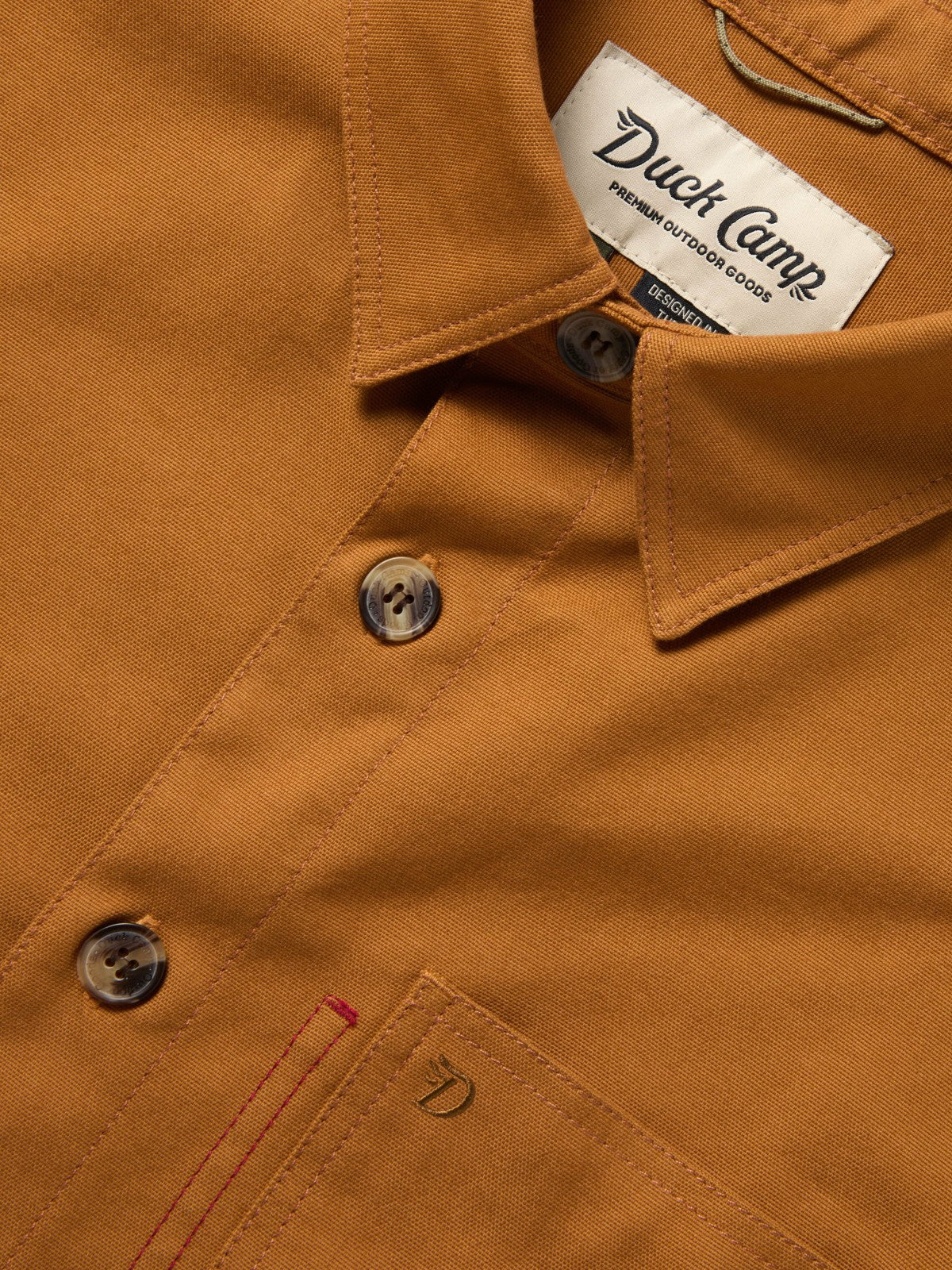 Duck Camp Brrr® Lightweight Brush Overshirt - Coastal Copper